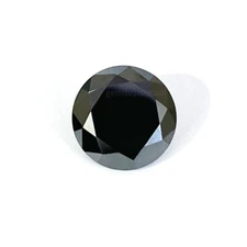 BLACK DIAMOND SOLITAIRE LOOSE 9-10 Ct Quality AAA Certified ! Pendant Making