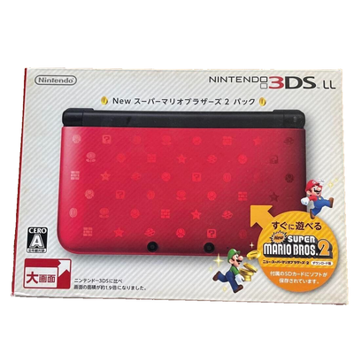 Nintendo 3DS LL XL New Super Mario Bros 2 Pack Console Japan Nintendo 3DS LL XL New Super Mario Bros 2 Pack Console Japan