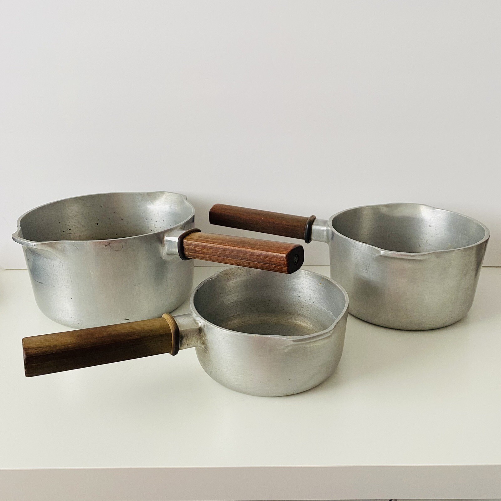 Magnalite Country Collection GHC 1/2/3 Qt Cast Aluminum Pans 5681 5682