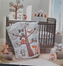 Bedtime Originals Woodland Friends 3 Piece Crib Set Sheet Set NEW