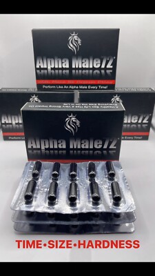 Alpha Male Men's Powerful Supplement (Rock Hard All Night) 30 Capsules     