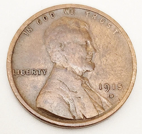 1915 D Lincoln Wheat Cent / Penny   *VF - VERY FINE*    **FREE SHIPPING**