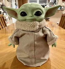 Star Wars Mandalorian The Child 11" Plush Baby Yoda Grogu Doll Mattel F2