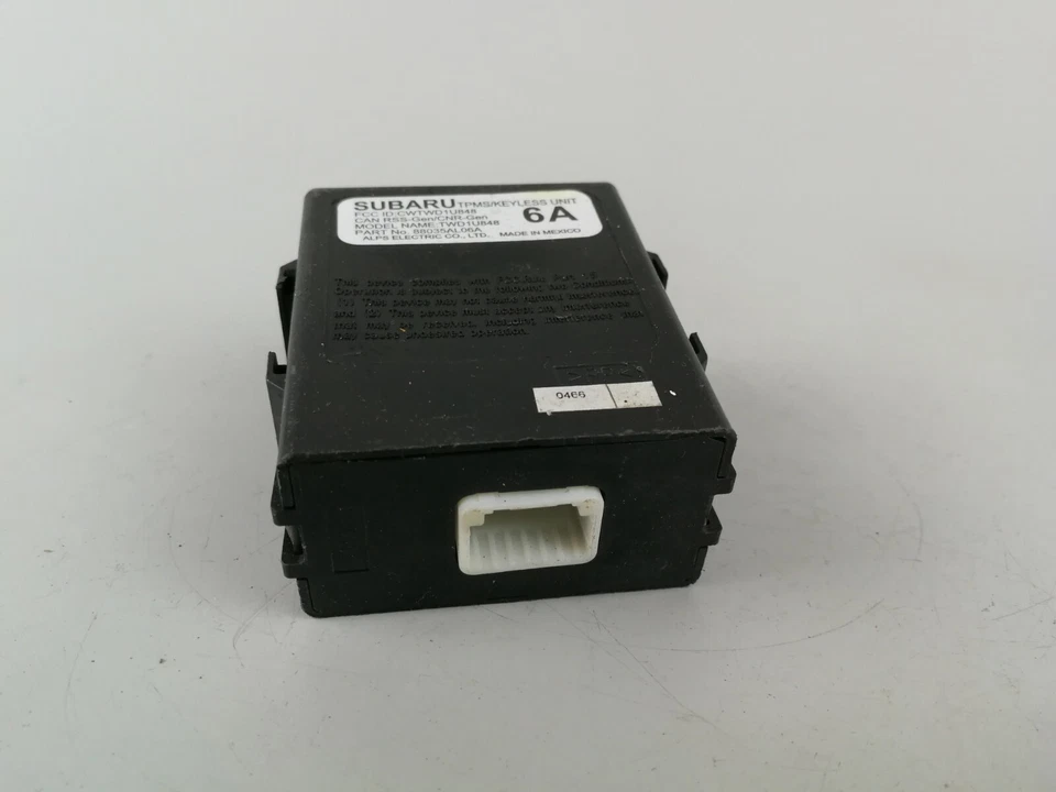 2015 - 2018 Subaru Outback Keyless Entry Entrance Contol Module Unit 88035AL06A - Image 2 of 4