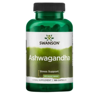 SWANSON HEALTH PRODUCTS Ashwagandha Root Extract Capsules 900mg