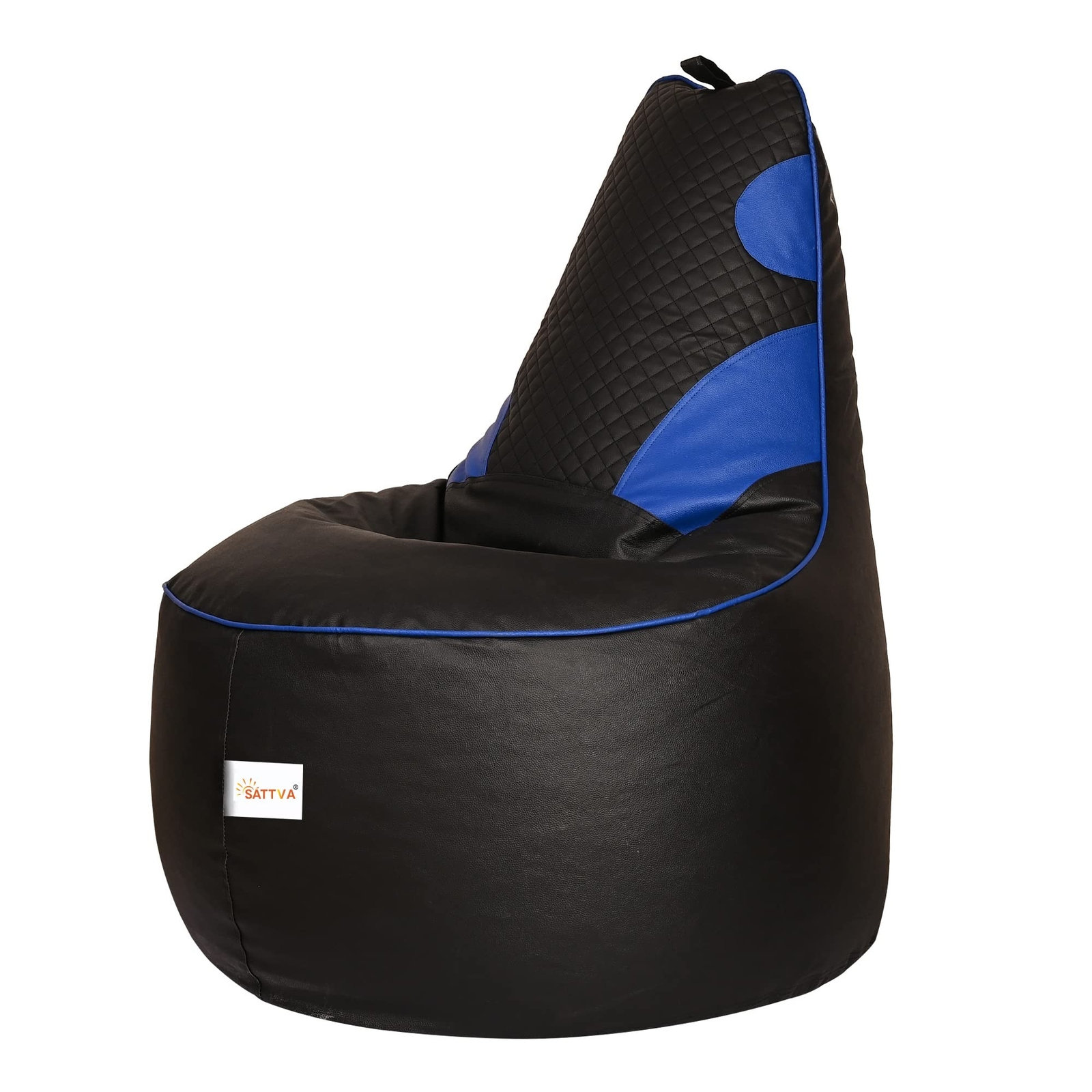 SATTVA 3.5Ft Faux Leather Gaming Bean Bag Chair for Adults Big Bean