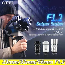 SIRUI 23mm 33mm 56mm F1.2 APS-C Auto Focus AF Lens for Fujifilm X Sony E Nikon Z