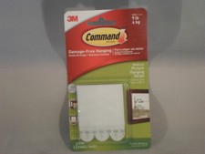 3M Command Med Adhesive Strips Damage Free Picture Frame Hanging       D2