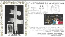 G255+ FDC ENVELOPPE 1er JOUR  MEMORIAL CHARLES DE GAULLE 