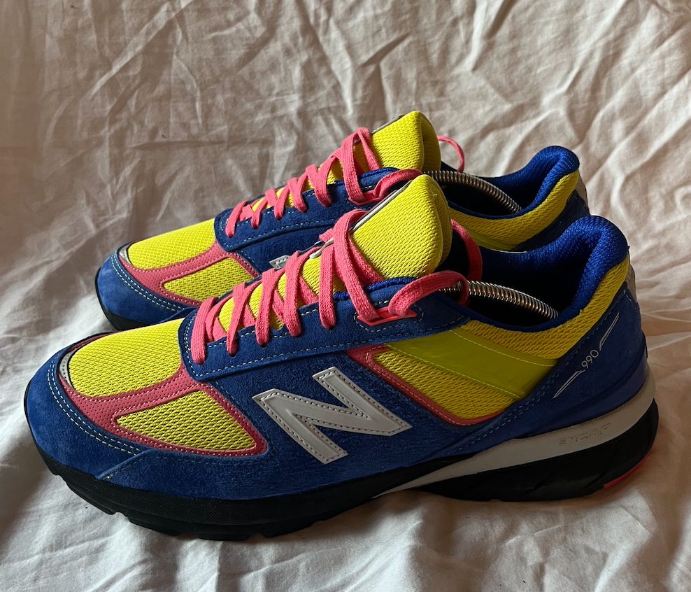 NEW BALANCE X SIZE? MENS PRE OWNED M990SZ5 SNEAKERS SIZE 11.5