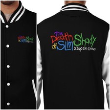 Eminem Death Of Slim Shady Coup De Grace Varsity Jacket In Black