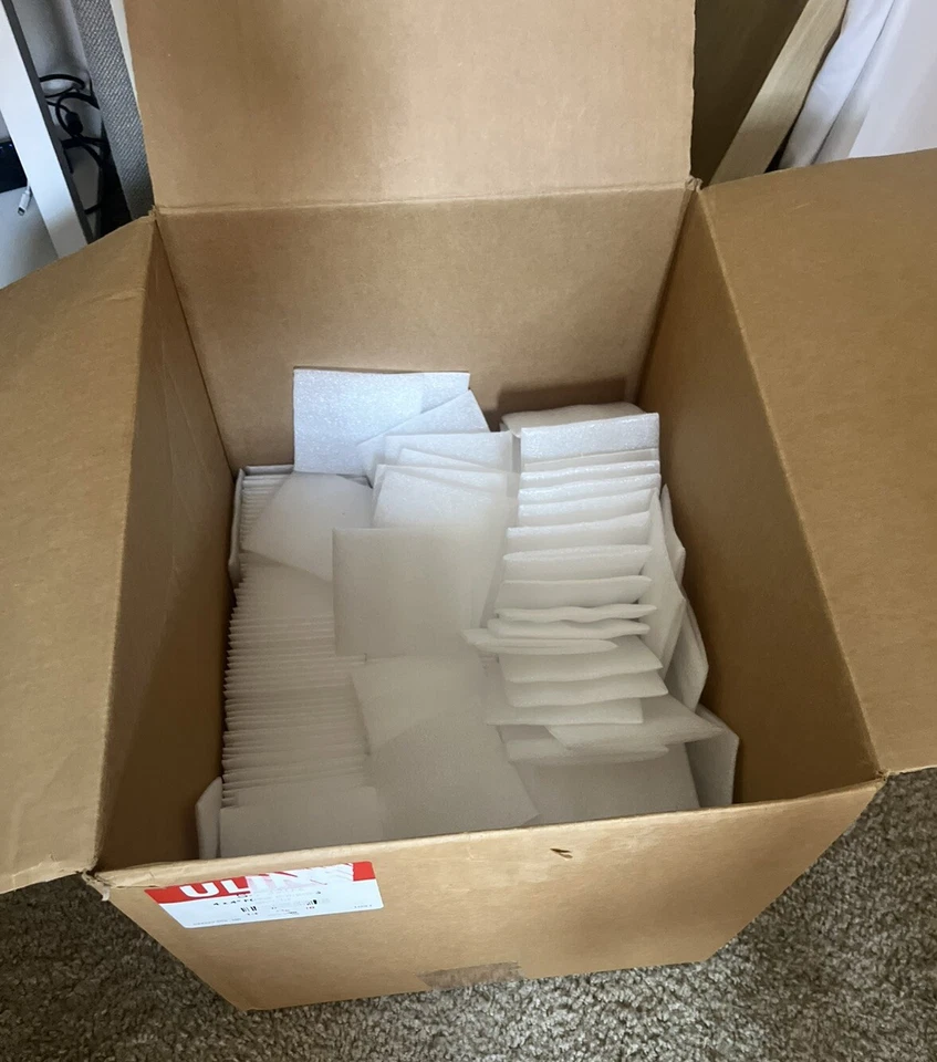 Pack of 50- Foam Pouches - 4 x 4", Nonabrasive 1/8" polyethylene foam - Image 3 of 3