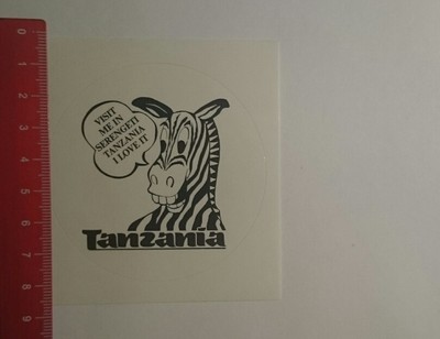Aufkleber/Sticker: Tanzania visit Me in Serengeti Tanzania (08121652)