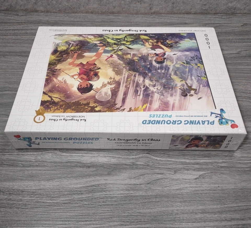 Puzzles de Juego a Tierra 1000 Piezas 'Libélula Roja en Otaki' 1ª Edición NUEVO Foto 4 de 4
