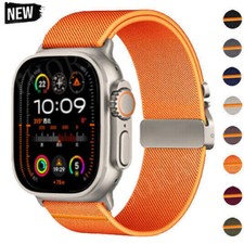 Sports Nylon Strap Band for Apple Watch 10 9 8 7 6 5 44/41/45/49/42/46mm Ultra 2