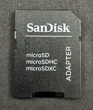 SanDisk MicroSD to SD Memory Card Adapter
