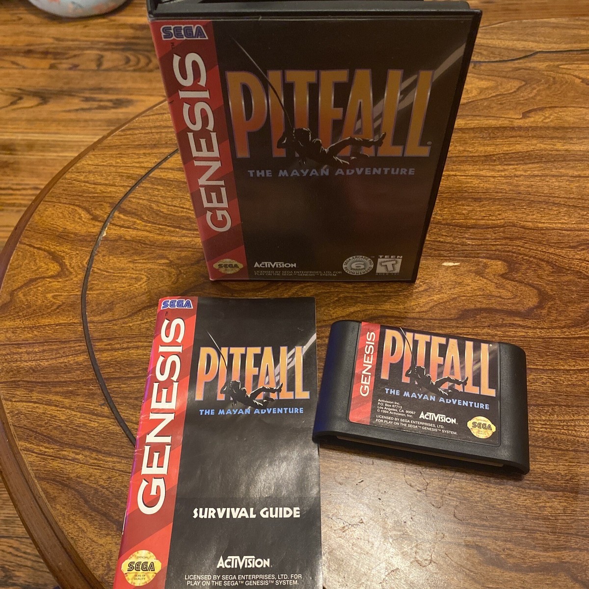 PITFALL THE MAYAN ADVENTURE SEGA MEGADRIVE (MD) PAL-EURO