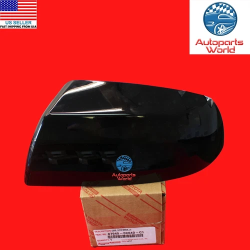 GENUINE TOYOTA SEQUOIA TUNDRA LEFT ATTITUDE BLACK MIRROR COVER 87945-0C040-C1