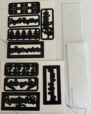 Diamond Press Christmas Nestable Word & Xmas Design Dies 575017