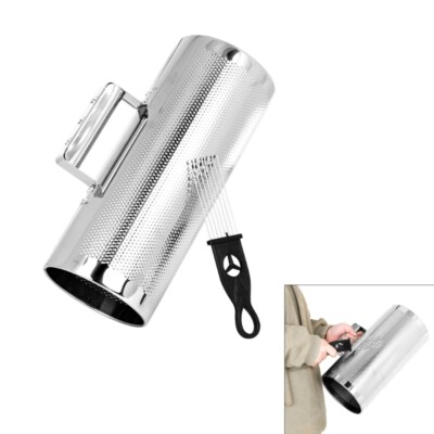 Guiro Métal Tkocisa 30.5cm - Instrument Percussion Latino Acier Inoxydable Avec Grattoir