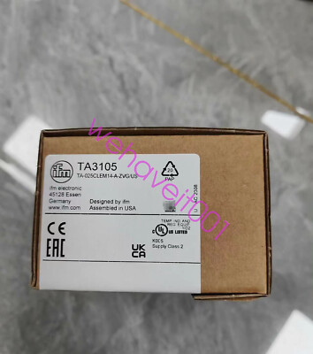 Brand New IFM TA3105 Temperature Sensors Expedited Shipping