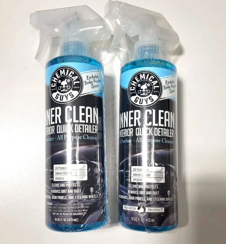 LOTE DE 2🇺🇸Chemical Guys Interner Clean Surface Interior Quick Detailer Spray 16oz - Imagem 2 de 4
