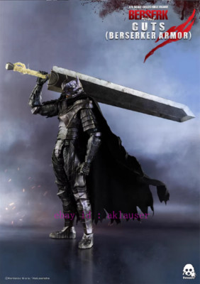 Figurine Berserk Guts Black Swordsman 1/6 – Threezero 32cm (neuve, Dispo)