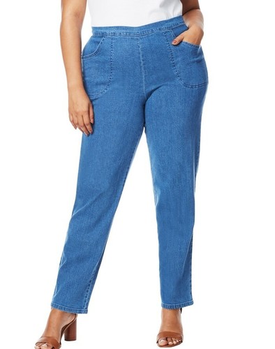 Just My Size JM3950 2-Pocket Flat-Front 