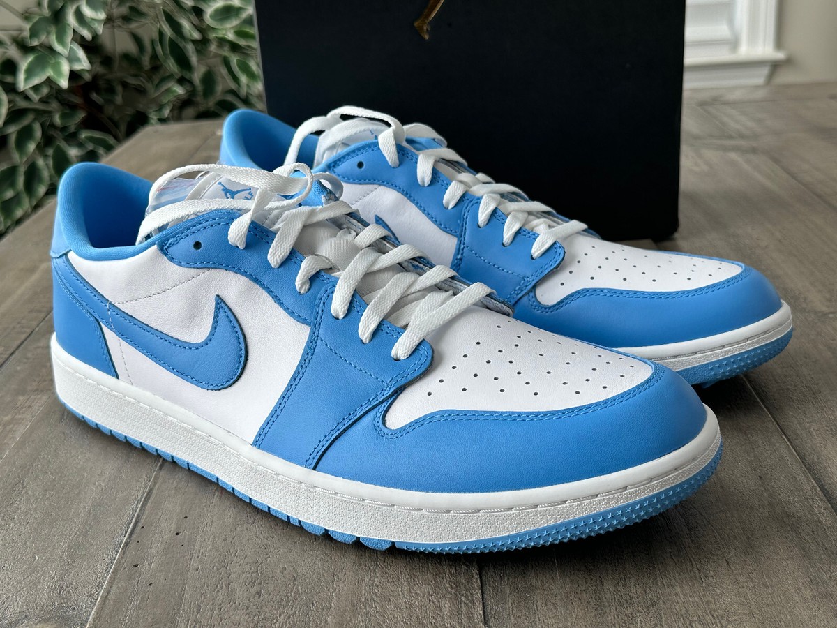 Nike Men's US 15 Air Jordan 1 Low G Men's Golf Shoes White Nike Men's US 15 Air Jordan 1 Low G Men's Golf Shoes White