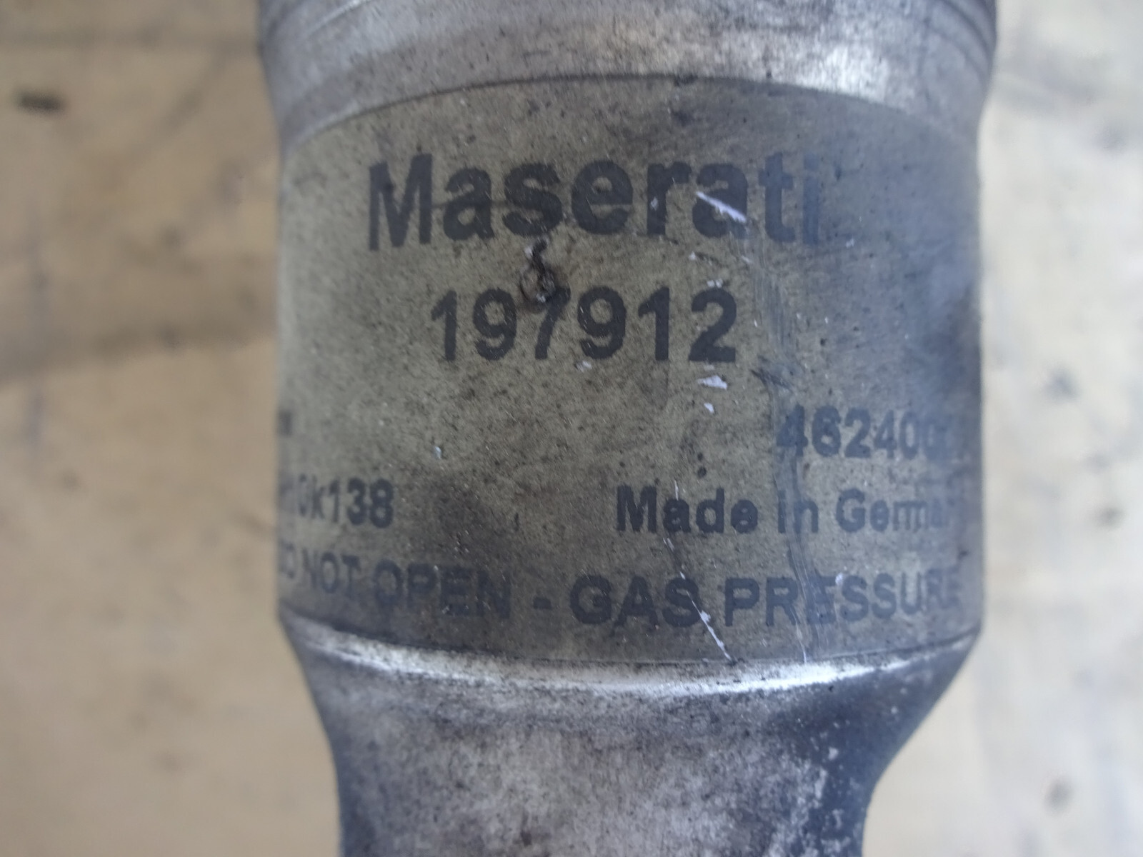 Maserati 4200 Coupe, Spyder Rear Shock Absorber (SPORT) P/N 197912