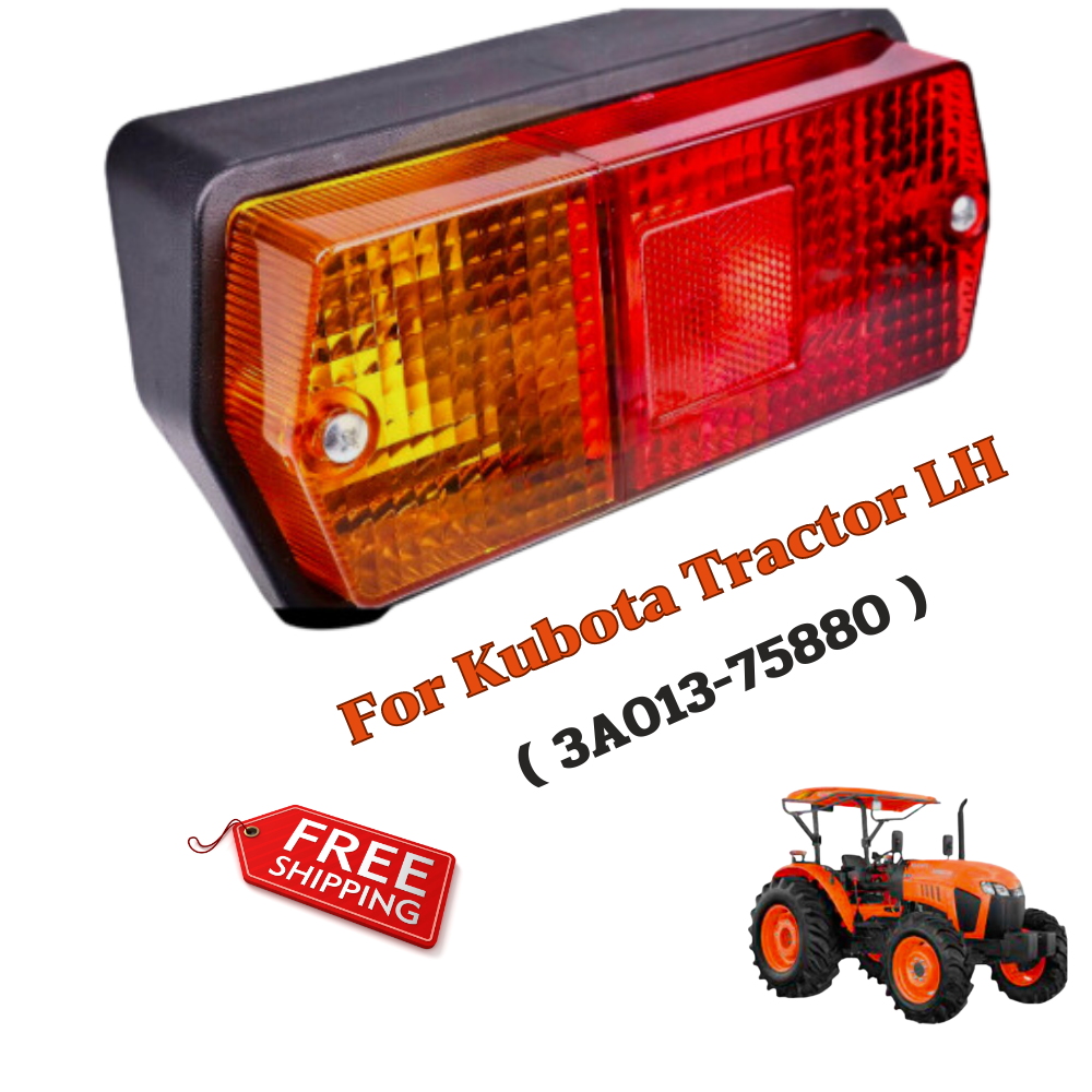 For Kubota Tractor LH Tail Light Lamp 3A013-75880 3A013-75890