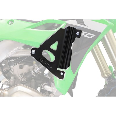 Works Connection 18-B301 Factory Edition Aluminum Radiator Braces Black