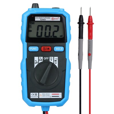 BSIDE ADM04 Mini Digital Auto Range Non-Contact Multimeter Voltage Current USA