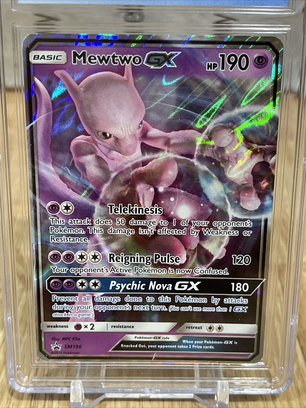 Mewtwo LV.X Black Star Promo DP28 Graded CGC (7.5) NM 2008 Nintendo