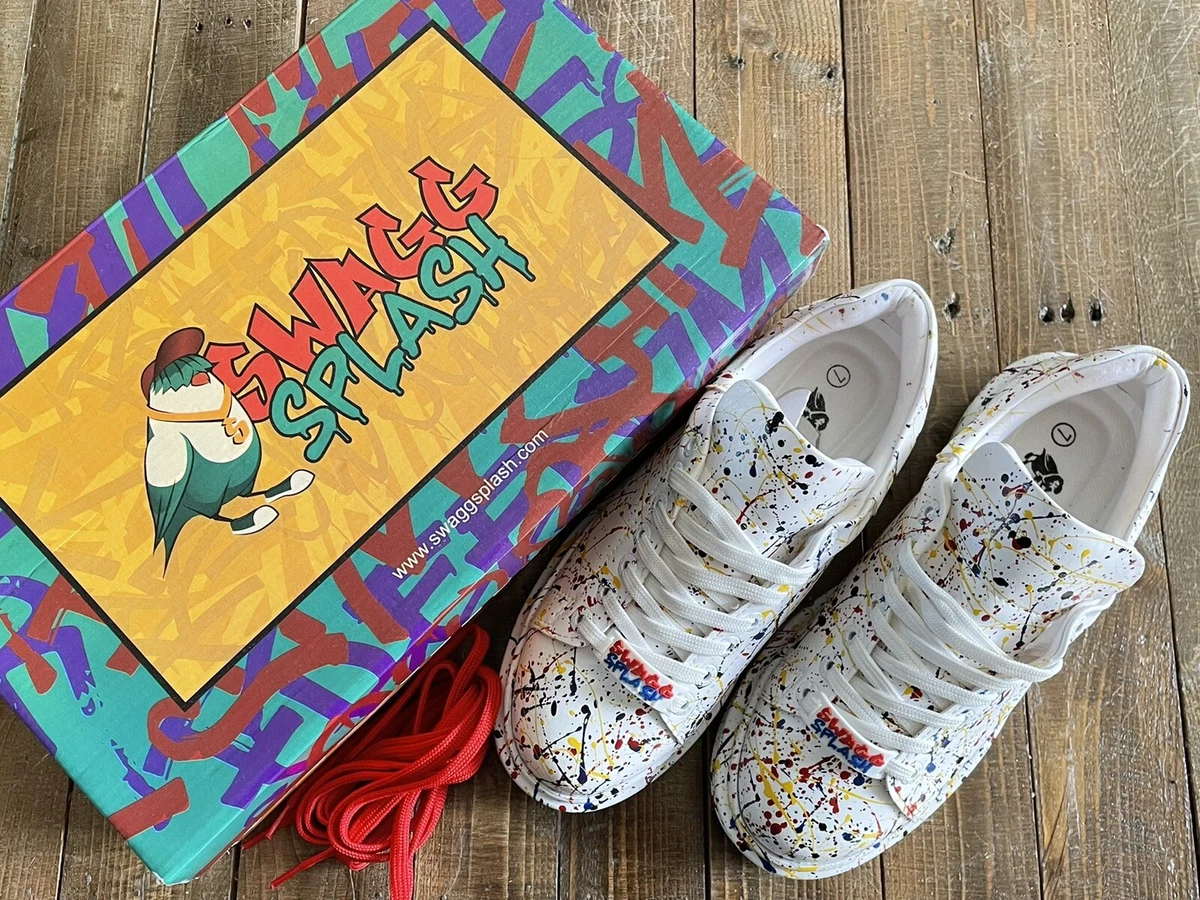 Swagg Splash Multi Colored Shoes Womens Size 7 Excellent