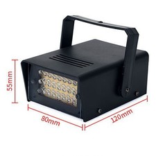 LED Mini Strobe Light Compact Bright Colorful For DJ Disco Show Party