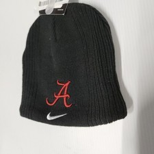 Nike Alabama Crimson Tide Infant Knit Beanie Hat Acrylic Black Red Logo 126