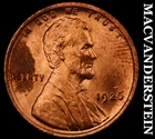 1926 Lincoln Wheat Cent - Red Choice Gem Brilliant Unc+++  Lustrous  #i7552