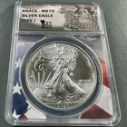 2021 (W) Type 1, Silver Eagle ANACS MS70 (89736)