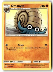 Omanyte 75/181 Team Up Uncommon