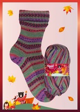 Opal Sock Yarn Laubgefluster superwash 4-ply 100g/465yd  11250
