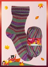 Opal Sock Yarn Laubgefluster  superwash 4-ply 100g/465yd  #11250