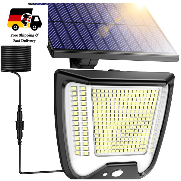 Solarleuchte AußEn Bewegungsmelder 288 Led 3 Modi-image