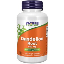 Dandelion Root 100 Veg Caps 500 Mg by Now Foods
