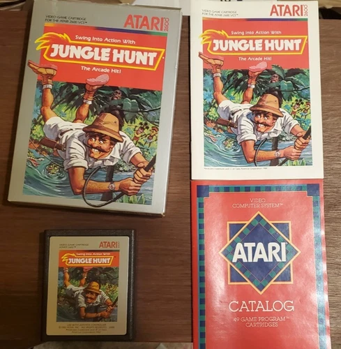 Jungle Hunt (ATARI 2600) Game CIB Complete In Box