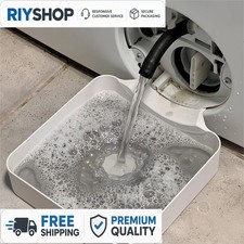 Washing Machine Drain Water Collection Tray Lint Filter Overflow Drip Pan
