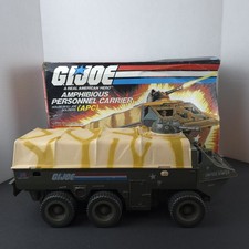 Vintage 1983 GI Joe APC Amphibious Personnel Carrier w Box Hasbro ARAH
