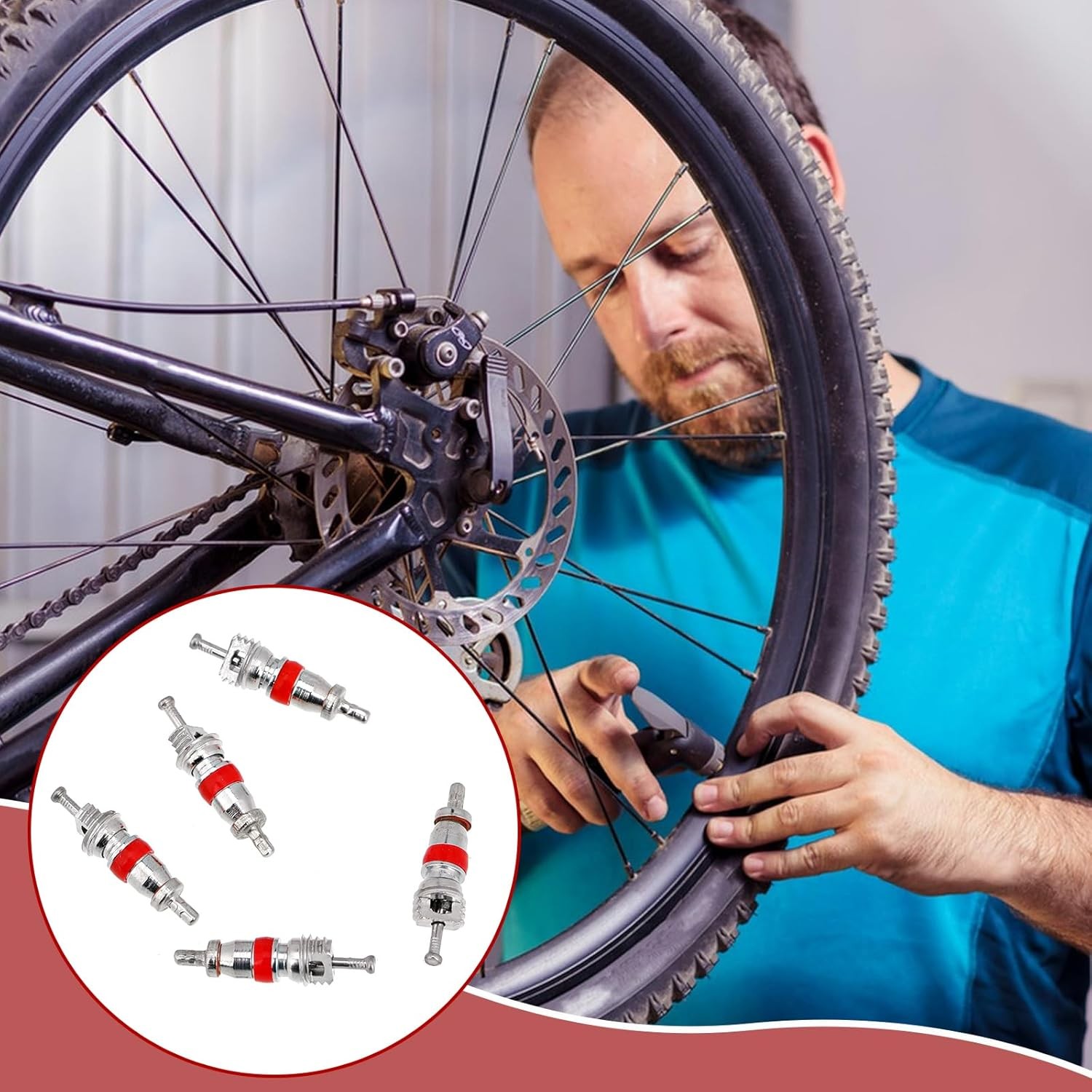 100pcs Valve Stem Core Replacement Kit, Premium Tyre Tire Cores, Tire... 