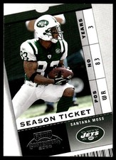 Santana Moss 2003 Playoff Contenders #26 Jets NFL READ FREE SHIP AutographDen