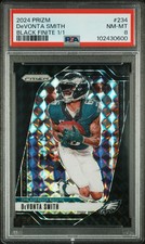 2024 Panini Prizm Devonta Smith #234 Black Finite 1/1 PSA 8